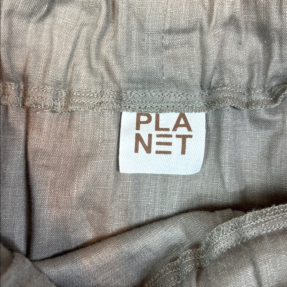 PLANET 100% linen Gray Women's Skirt. Size 3 - Picture 4 of 13